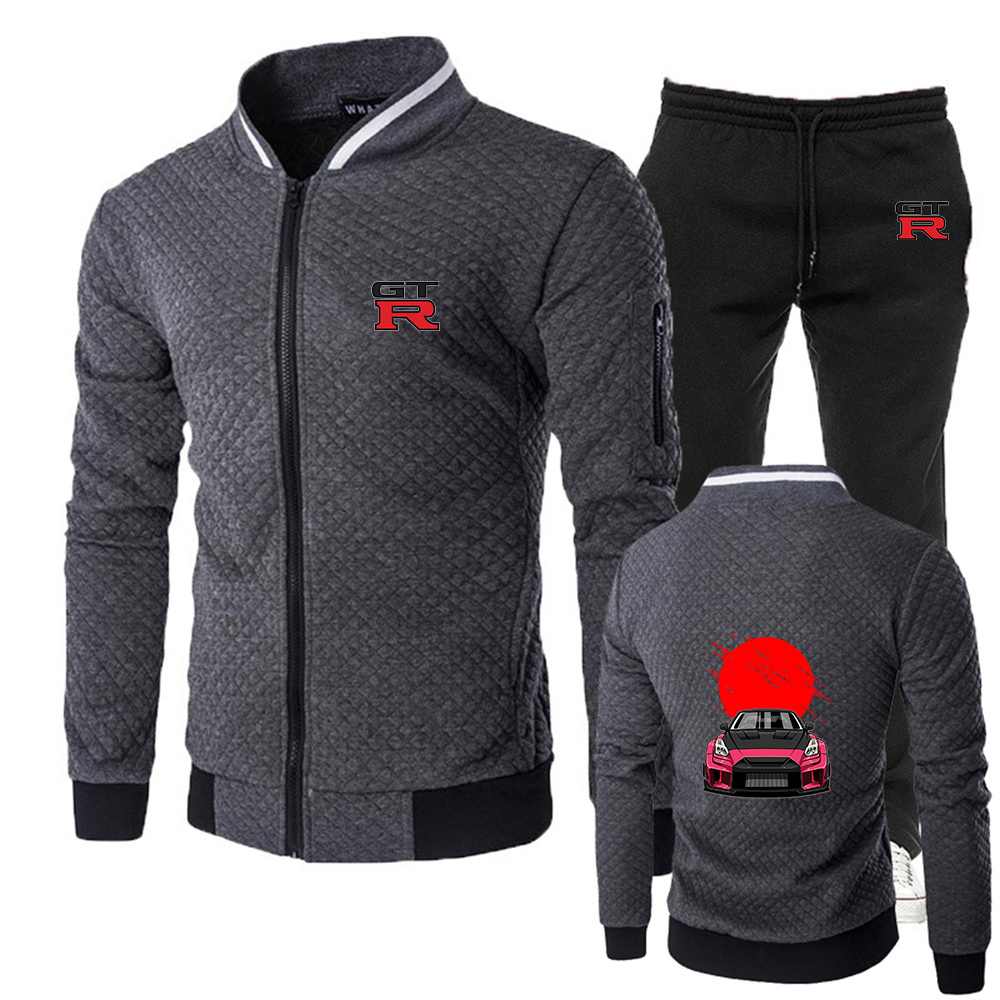 Completo da Uomo Casual con Gi - Men'S Fashion Zipper Jacket recensione e prezzo