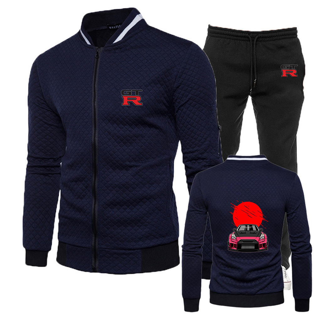 Completo da Uomo Casual con Gi - Men'S Fashion Zipper Jacket recensione e prezzo