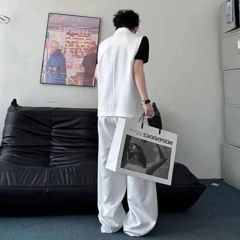 LUZHEN Vest 2026 Moda Estiva U - Men'S Fashion Loose Pants recensione e prezzo