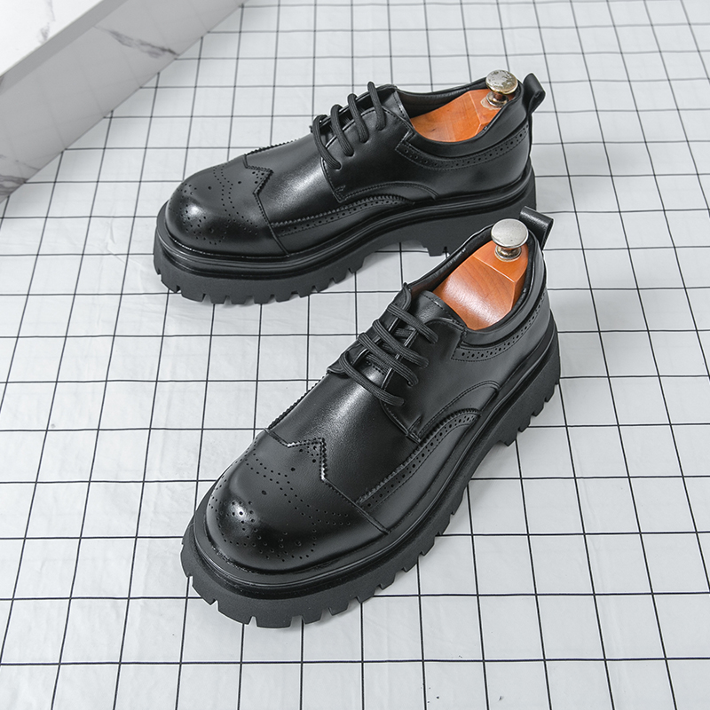 Scarpe Derby da Uomo con Suola - Oxford Shoes Brogue recensione e prezzo
