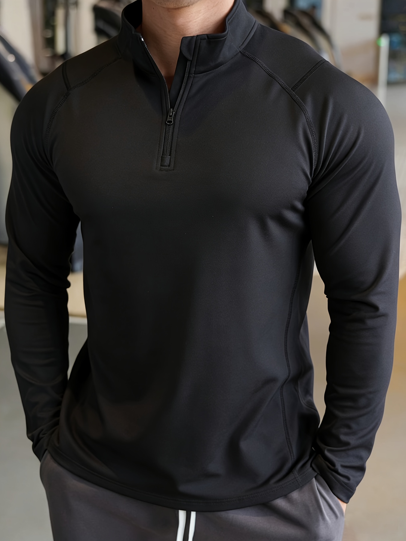 Polo a Maniche Lunghe da Uomo  - Muscle Tee Workout recensione e prezzo