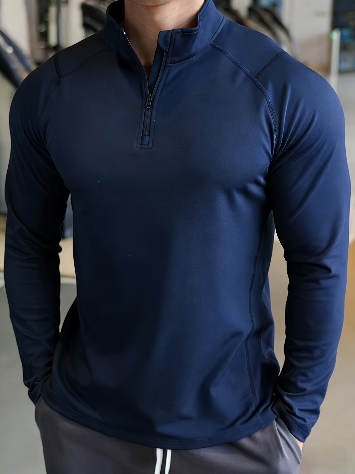 Polo a Maniche Lunghe da Uomo  - Muscle Tee Workout recensione e prezzo