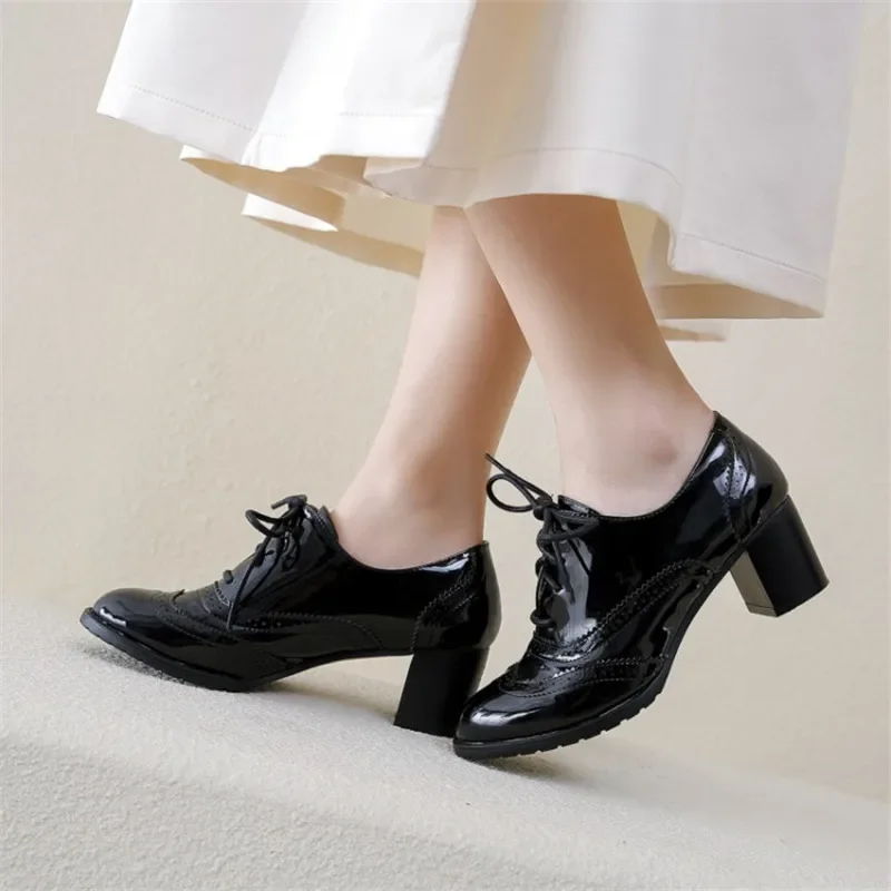 Oxford da donna britannici blu - Oxford Shoes Brogue recensione e prezzo