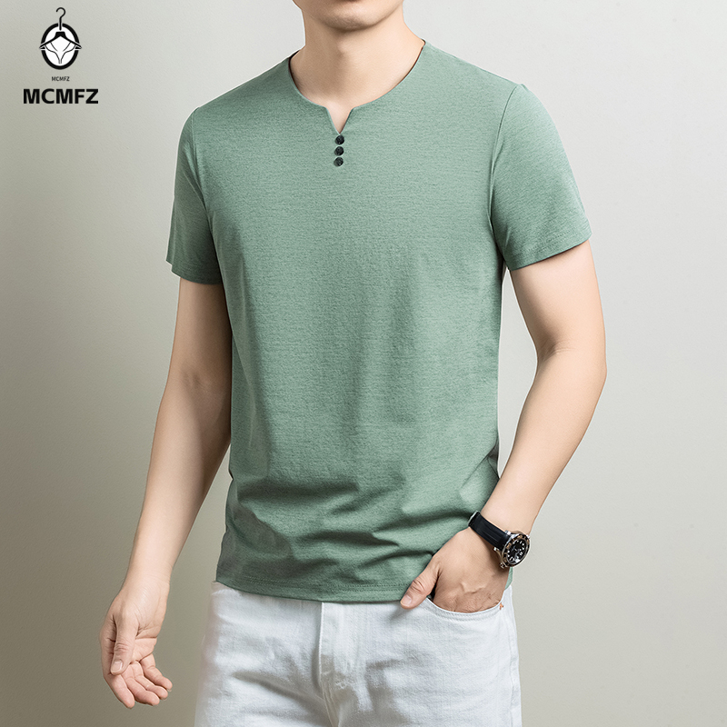 Maglietta Henley basic da uomo - Men'S Fashion 2025 recensione e prezzo