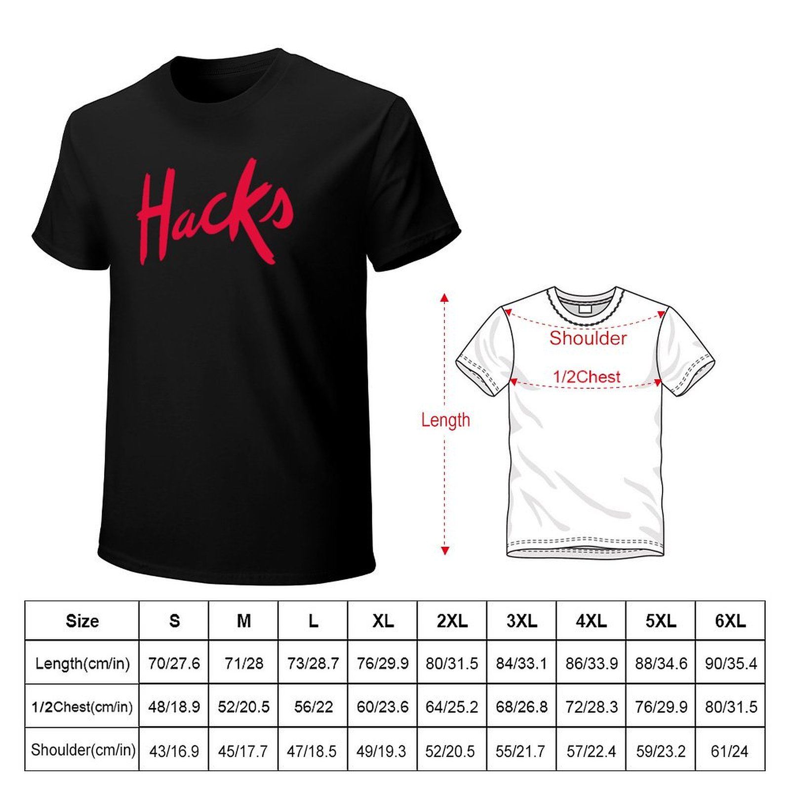 T-shirt con logo Hacks, maglie - Mens Fashion Hacks recensione e prezzo