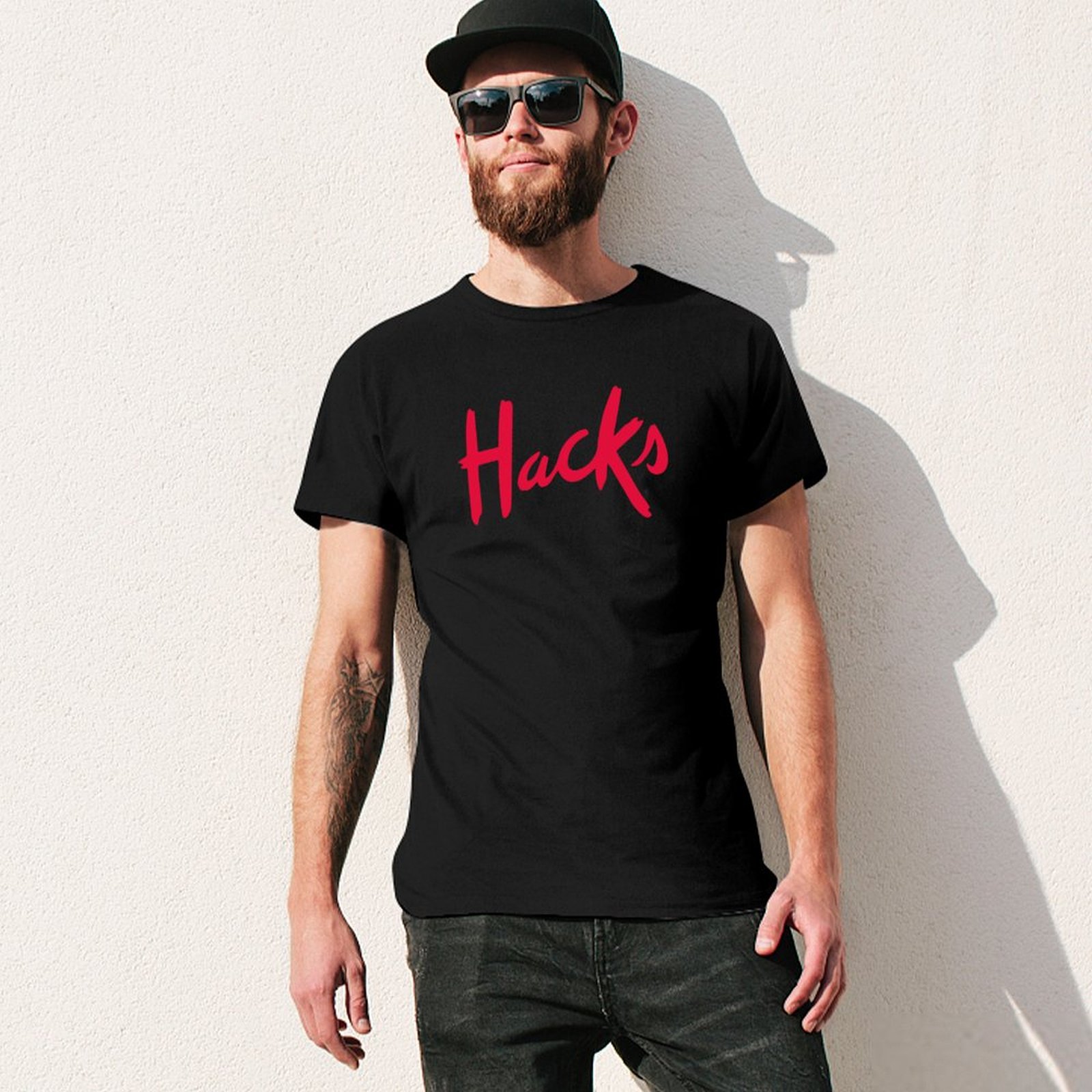 T-shirt con logo Hacks, maglie - Mens Fashion Hacks recensione e prezzo