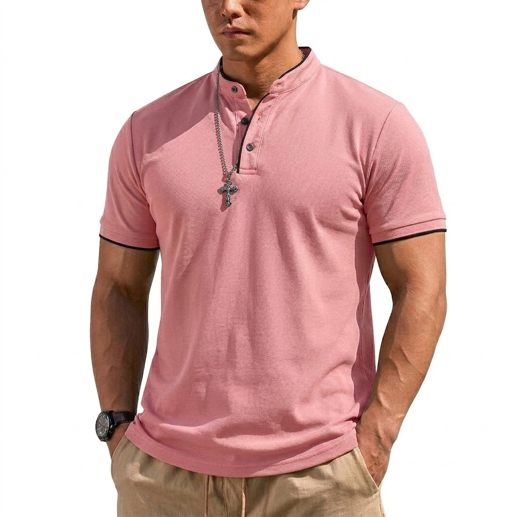 Maglietta Henley Estiva a Mani - Men'S Fashion 2025 recensione e prezzo