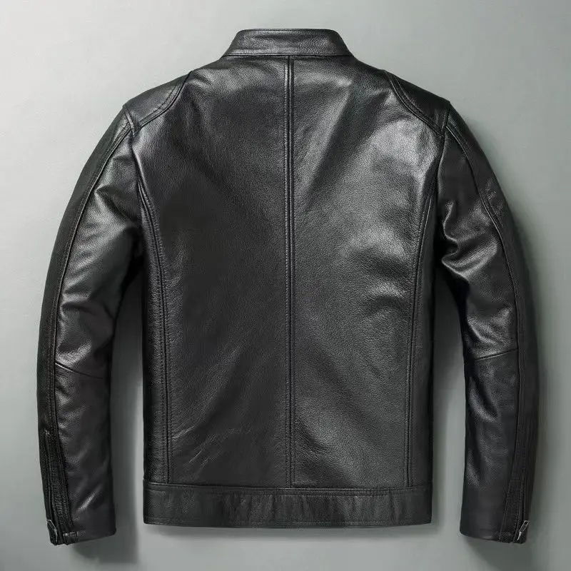 Giacca in vera pelle da uomo 1 - Men'S Fashion Leather Jacket recensione e prezzo