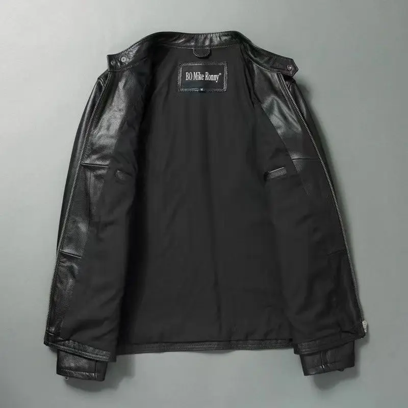 Giacca in vera pelle da uomo 1 - Men'S Fashion Leather Jacket recensione e prezzo