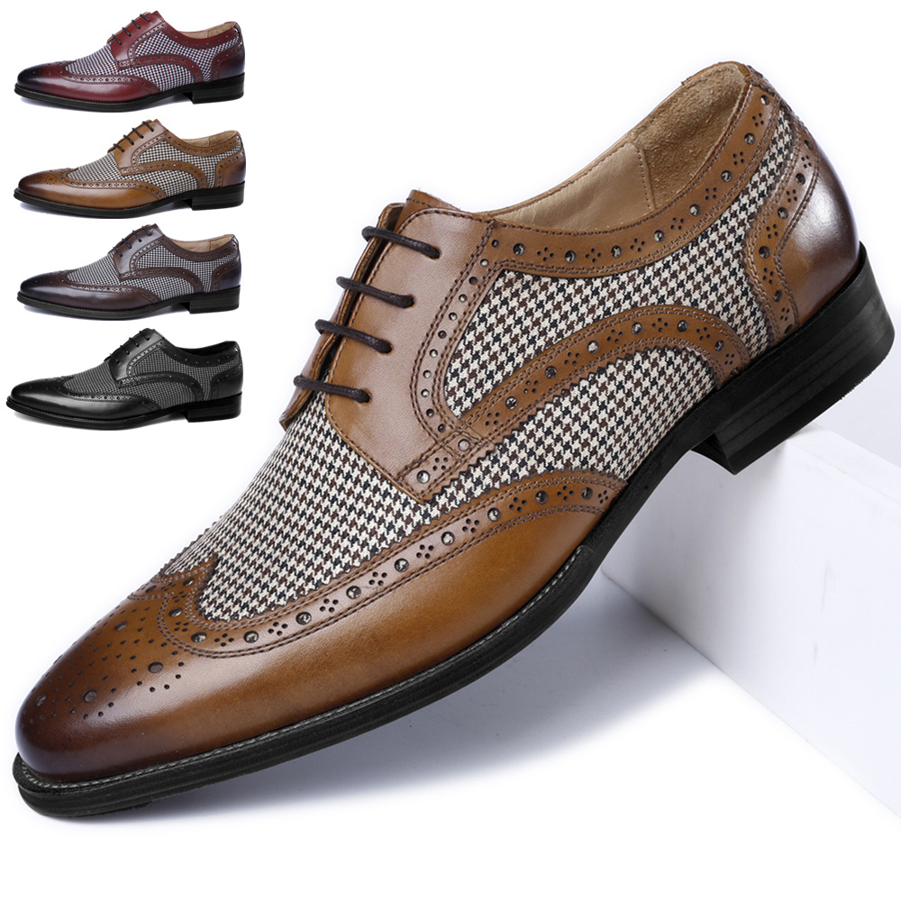 Nuove scarpe da uomo d'affari  - Oxford Shoes Brogue recensione e prezzo