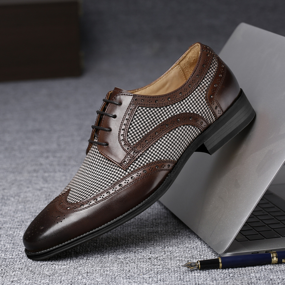 Nuove scarpe da uomo d'affari  - Oxford Shoes Brogue recensione e prezzo