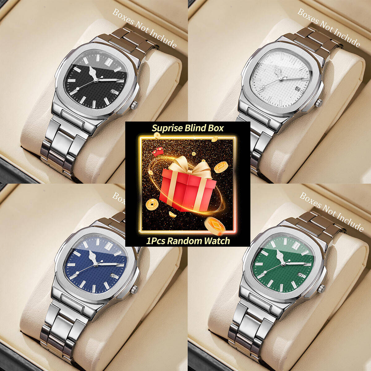 1PC Sorpresa Mistero Orologio  - Mens Fashion Watch recensione e prezzo